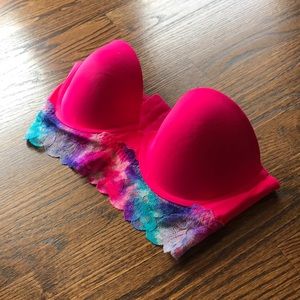 PINK Victoria’s Secret 36B pink strapless bra